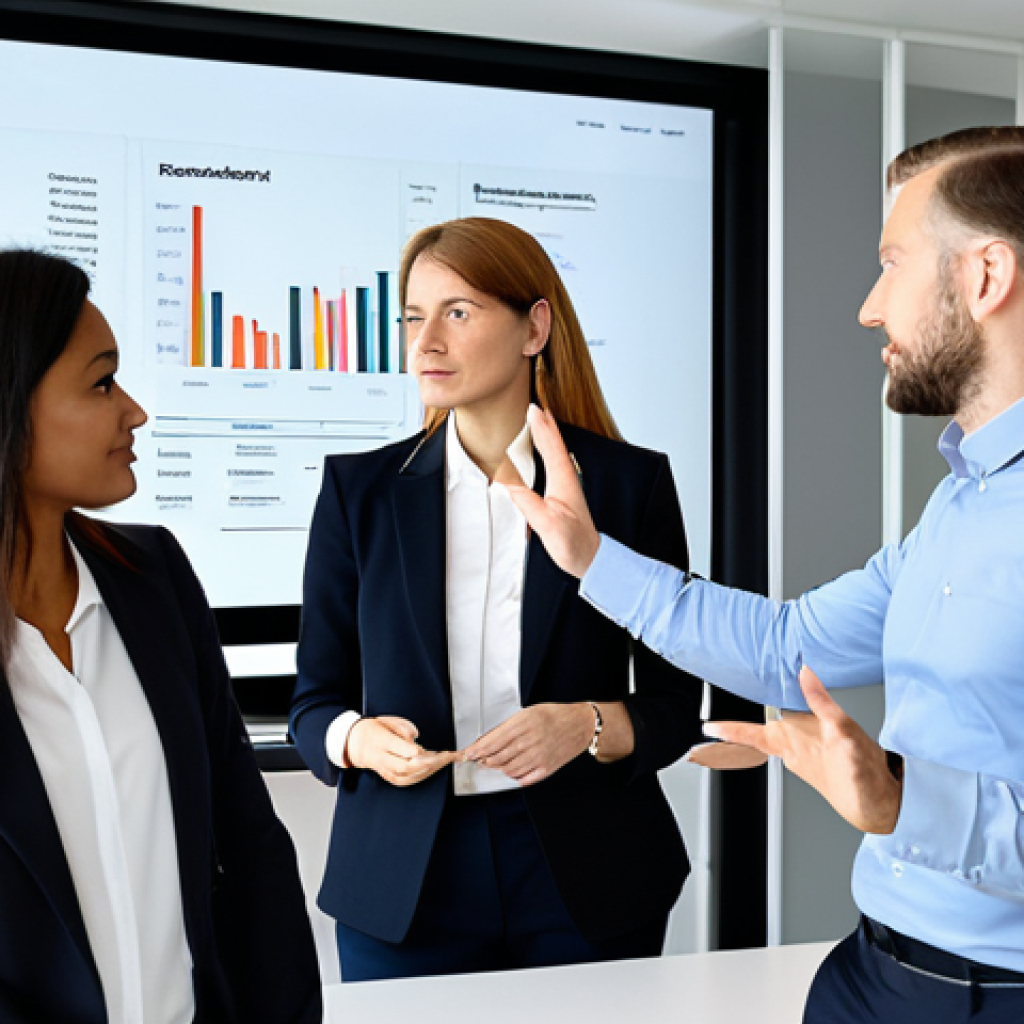 **

"A team of diverse professionals collaborating in a modern, open-plan office space in Paris, France, fully clothed in appropriate business attire, discussing a SWOT analysis displayed on a large screen. The atmosphere is positive and collaborative.  Perfect anatomy, natural pose, well-formed hands, proper finger count, professional photography, high quality, safe for work, appropriate content, modest, professional."

**