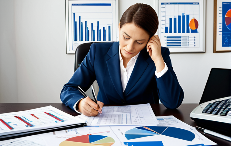 Valuing a Business**

"A consultant in a professional setting, analyzing financial documents related to a company valuation, surrounded by charts and graphs, fully clothed, appropriate attire, safe for work, perfect anatomy, natural proportions, professional atmosphere, well-lit office, family-friendly, modest clothing."

**