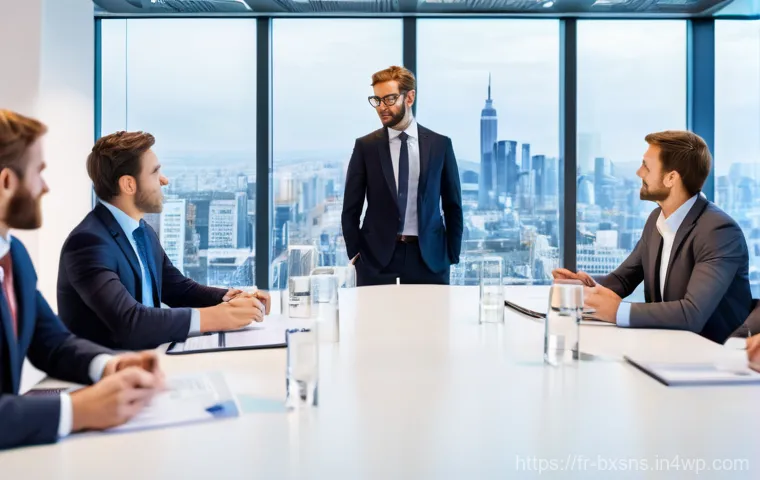 비즈니스 출구 전략의 재무적 측면 - **Prompt 1: Strategic Business Valuation - Beyond the Numbers**
    A group of diverse, professional...