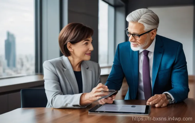 사례 분석  성공적인 출구 전략 기업 - **Prompt:** A dynamic, wide-angle shot of a diverse business team (men and women, various ages, all ...