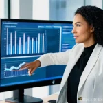 출구 전략을 위한 비즈니스 평가 방법 - **Prompt 1: "The Entrepreneur's Masterpiece: Optimizing for Success"**
    "A confident female entre...